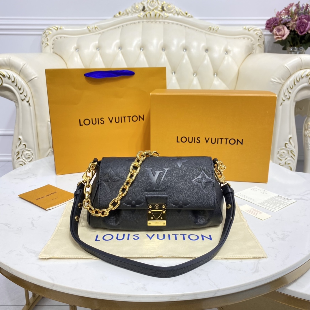 Louis Vuitton FAVORITE Monogram Shoudler Bag  M45813 Black